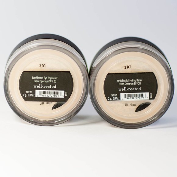 #NWT bareMinerals WELL-RESTED Eye Brightener 2g/0.07oz SPF 20 - LOT of 2 - Picture 1 of 2